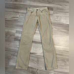 BODEN Tan Corduroy Pants With Multiple Buttons- Size W32/L36